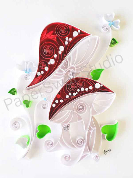 Paper Anniversary, For cook, kitchen décor, Gift for best friend, red and white gift, boutique décor, wedding gift, handmade gift, cooking love, one who loves to plant, farmer friend